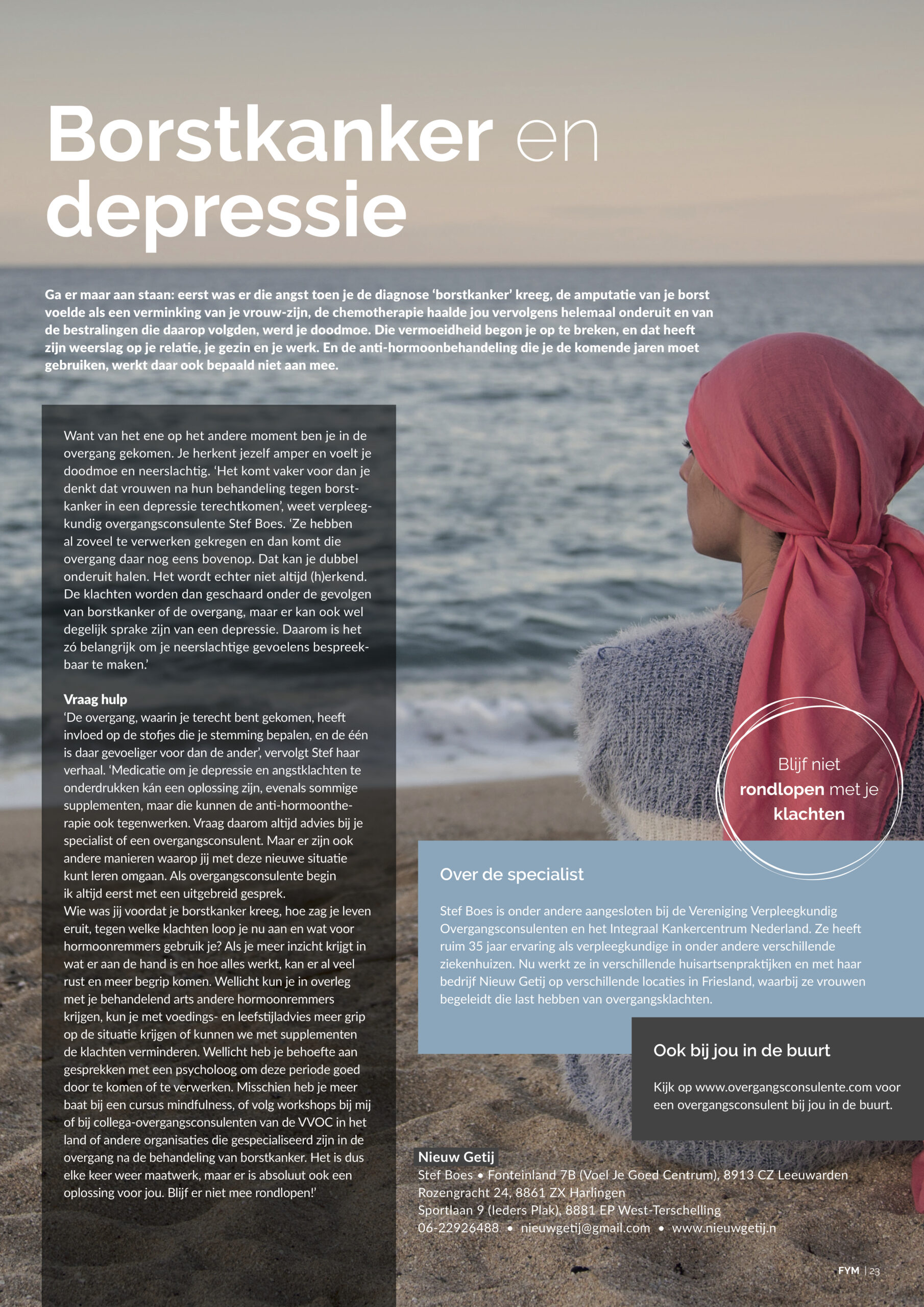 Borstkanker en depressie FYM Leeuwarden 2020-04 Nieuw Getij-2