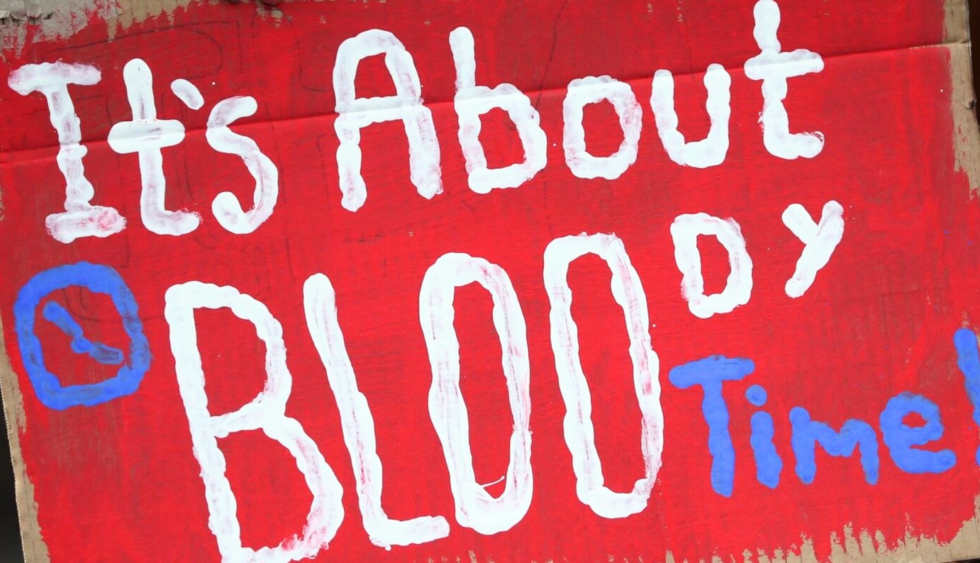 Maak menstrueren net zo gewoon als het is